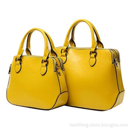 2014 New Brand High Quality Solid Women's PU HandbagNew